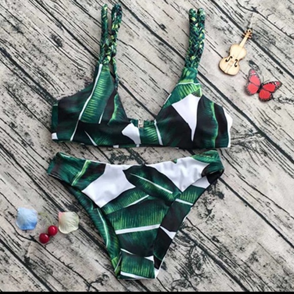 Boutique Other - NEW Palm Bikini Set